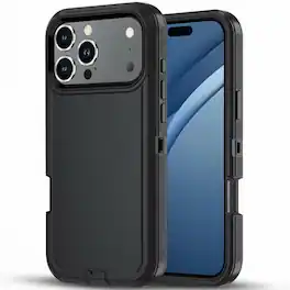 Kitcheniva - Premium Shockproof Phone Case For iPhone 18 Pro - Black