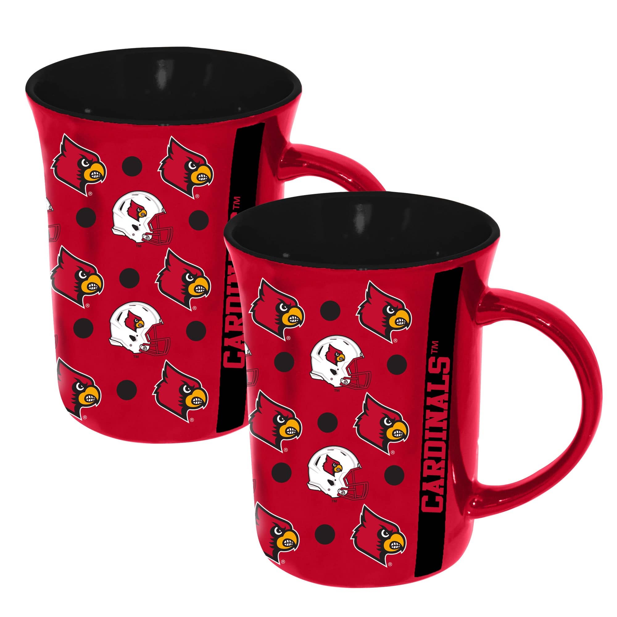 The Memory Company - Louisville Cardinals 2-Pack 15oz. Line Up Ceramic Mugs - Multicolor price history on PriceWatchPro