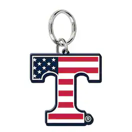 WinCraft - Tennessee Volunteers Stars & Stripes Acrylic Key Ring - Multicolor