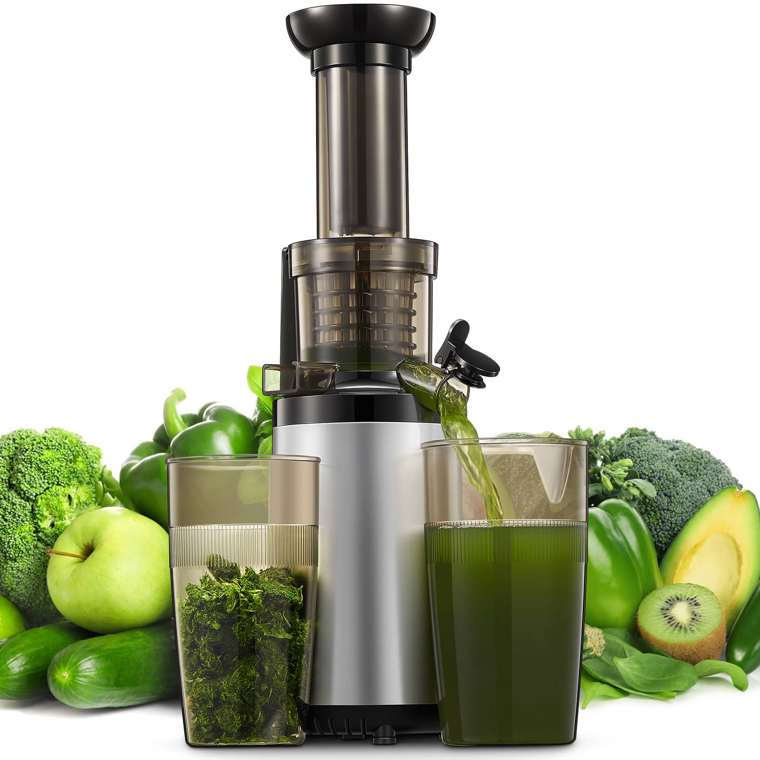 juicerページ Juilsit Juicer Machines 400W, Dual Speed Centrifugal Juicer