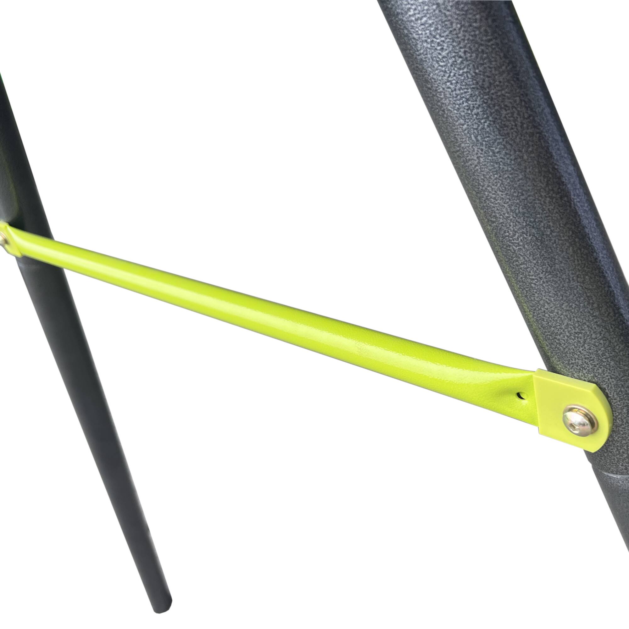 Alt View 4. ELEMENT ACE - Triple Seat Children's Outdoor Metal Swing Set for Playground with 3 Seats - Durable Steel Frame.