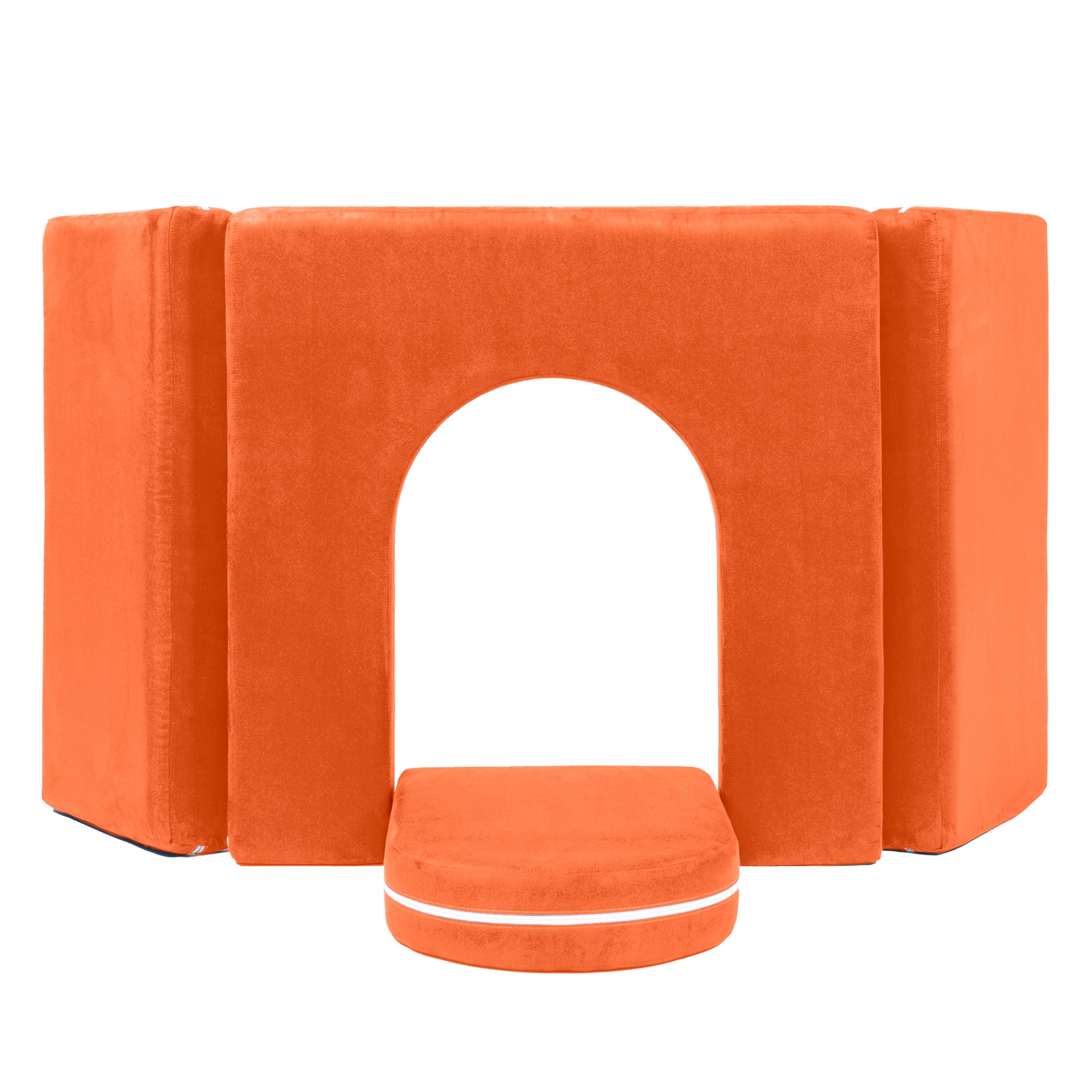 Jaxx - Zipline Playscape Castle Gate - Playtime Furniture for Imaginative Kids - Mandarin