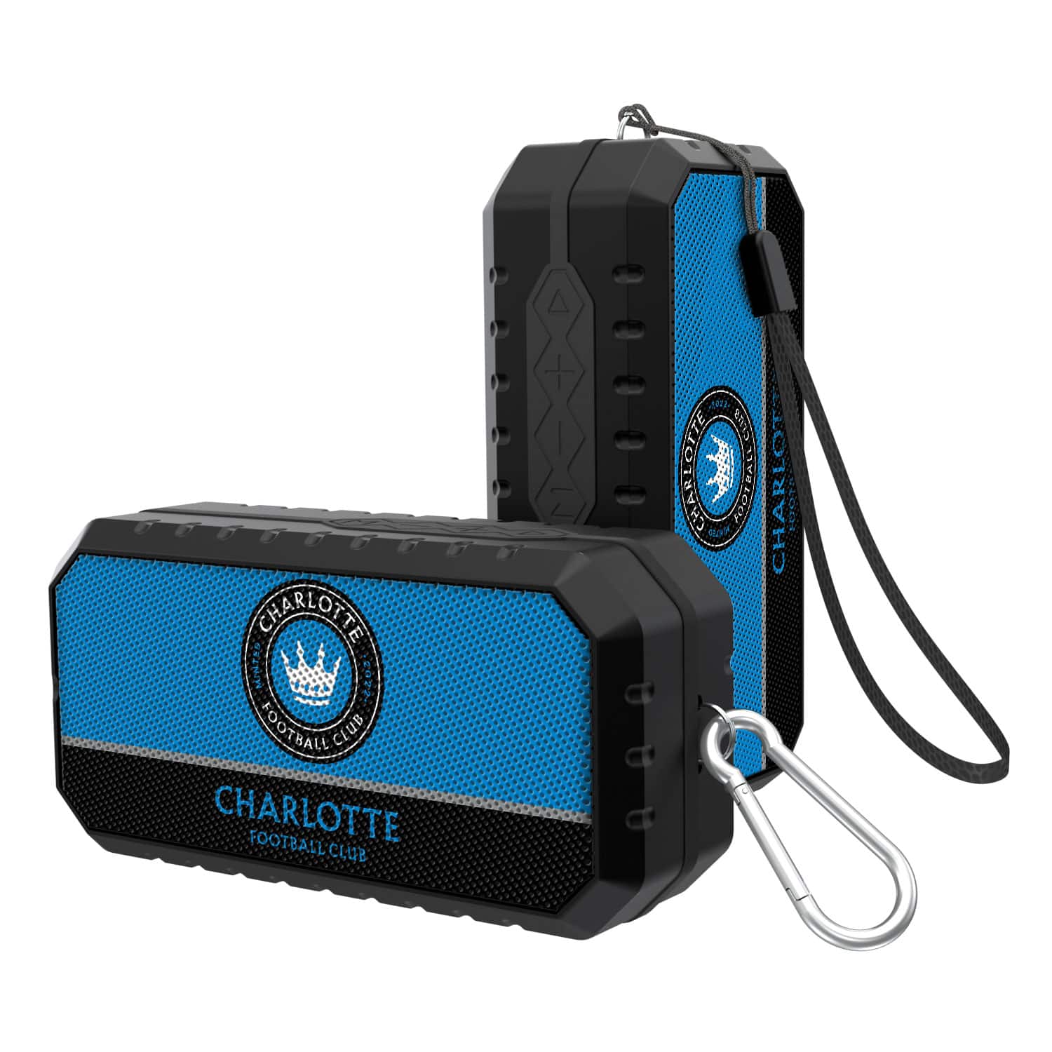 Keyscaper - Charlotte FC Endzone Water-Resistant Bluetooth Speaker - Multicolor