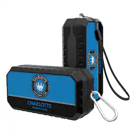 Keyscaper - Charlotte FC Endzone Water-Resistant Bluetooth Speaker - Multicolor