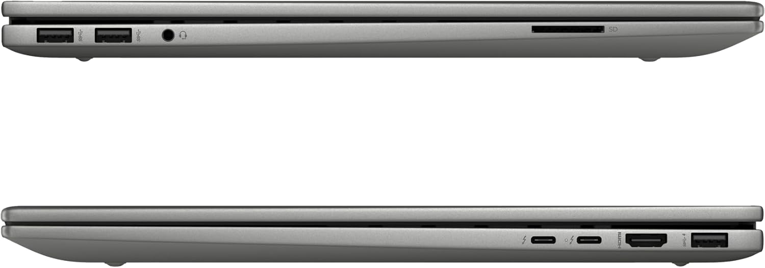 Alt View 3. HP - Envy 17T-DA000 17.3 Touch Laptop Ultra 5 125H 32GB RAM 2TB SSD Windows 11 Home - Silver.