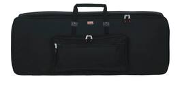 Gator - Padded 76-Key Keyboard Gig Bag, Water-Resistant Heavy-Duty Nylon Exterior & 20mm Protective Foam Padding - Black