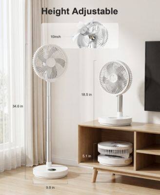 Height Adjustable  
10 inch  
18.5 in  
34.6 in  
5.1 in  
9.8 in