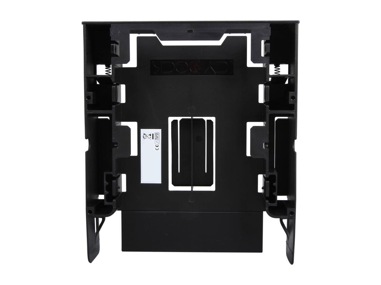 Alt View 5. Icy Dock - ICY DOCK Dual 2.5 SSD + 1x3.5 HDD to 5.25 Bay Converter - FLEX-FIT Trio MB343SP.