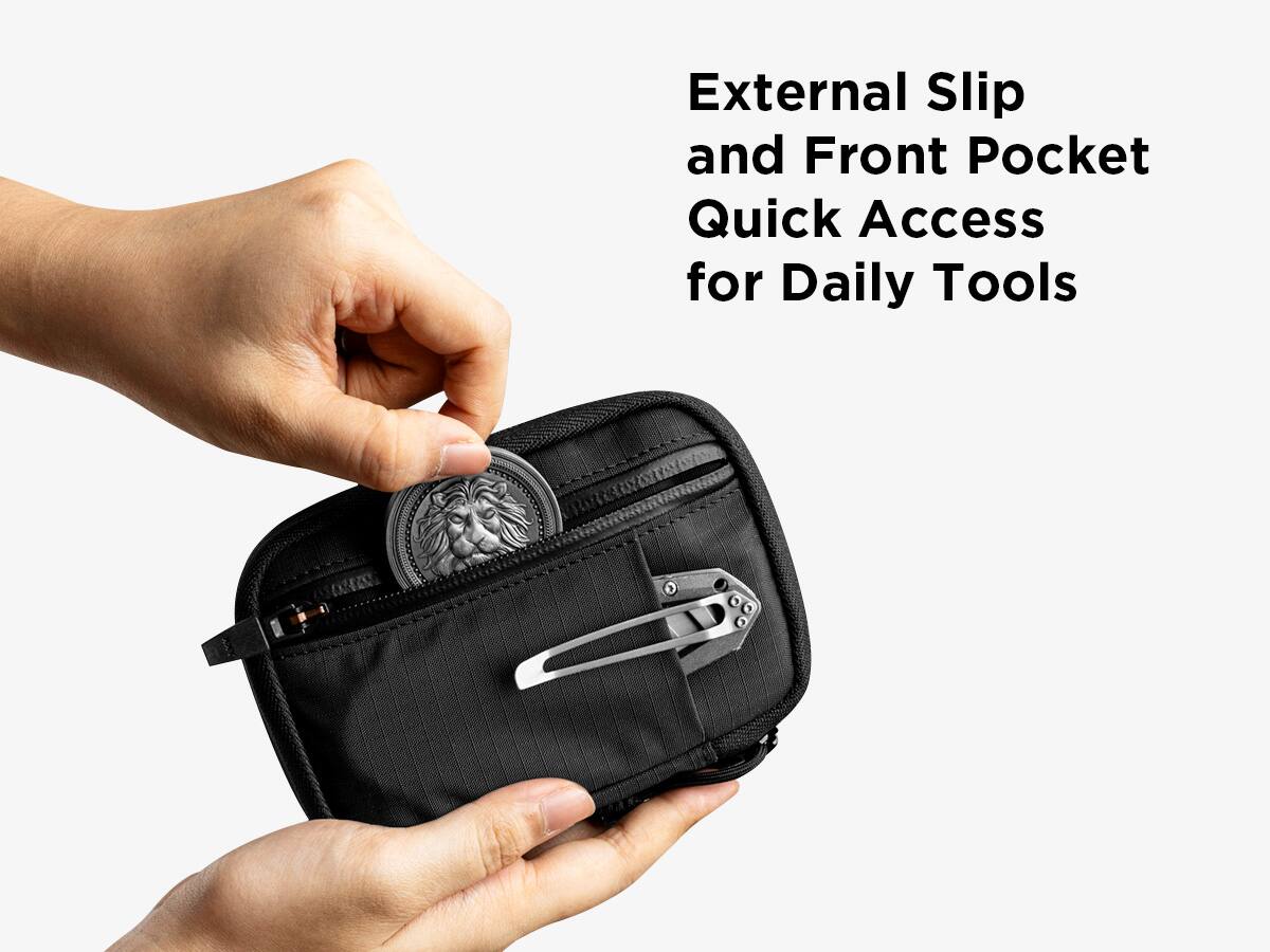 ALPAKA HUB Pouch V2 RFID Wallet Organizer Pouch Compact pocket EDC