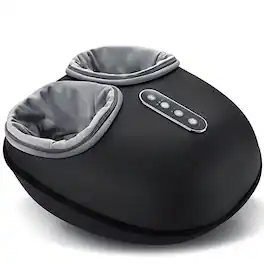 Luckbyte - Shiatsu Foot Massager with Heat and Roller for Muscle Relaxation and Foot Pain Relief
