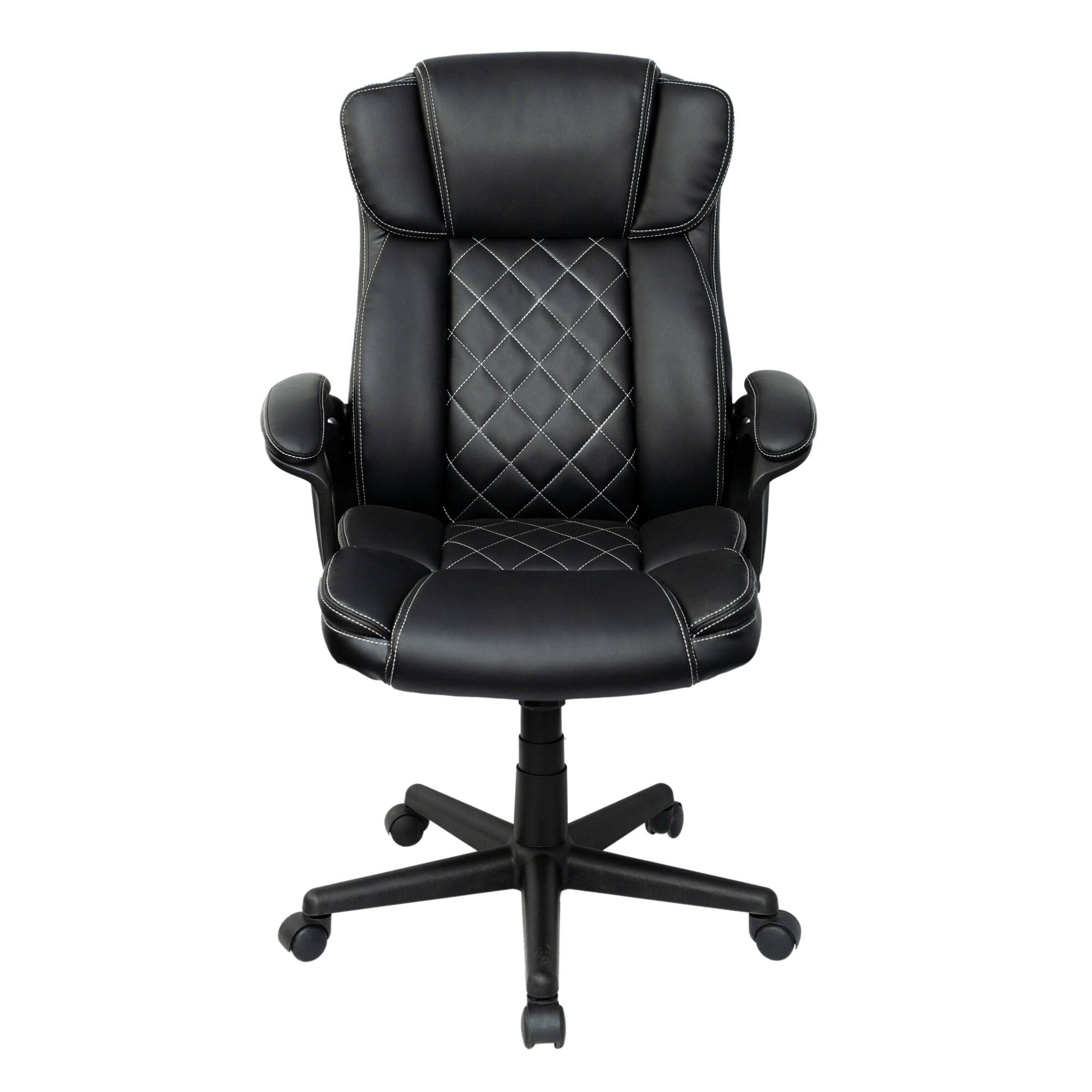 Alt View 1. GOODSILO - Ergonomic Executive Office Chair with High Back Support and Adjustable Features - Black.