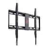Front. ECHOGEAR - SlimView TV Wall Mount for 32" to 80" TVs - 1.25" Low Profile w/ Pull String Locking System for Cable Access - Black.