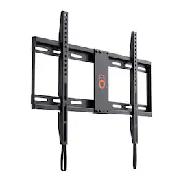 ECHOGEAR - SlimView TV Wall Mount for 32" to 80" TVs - 1.25" Low Profile w/ Pull String Locking System for Cable Access - Black