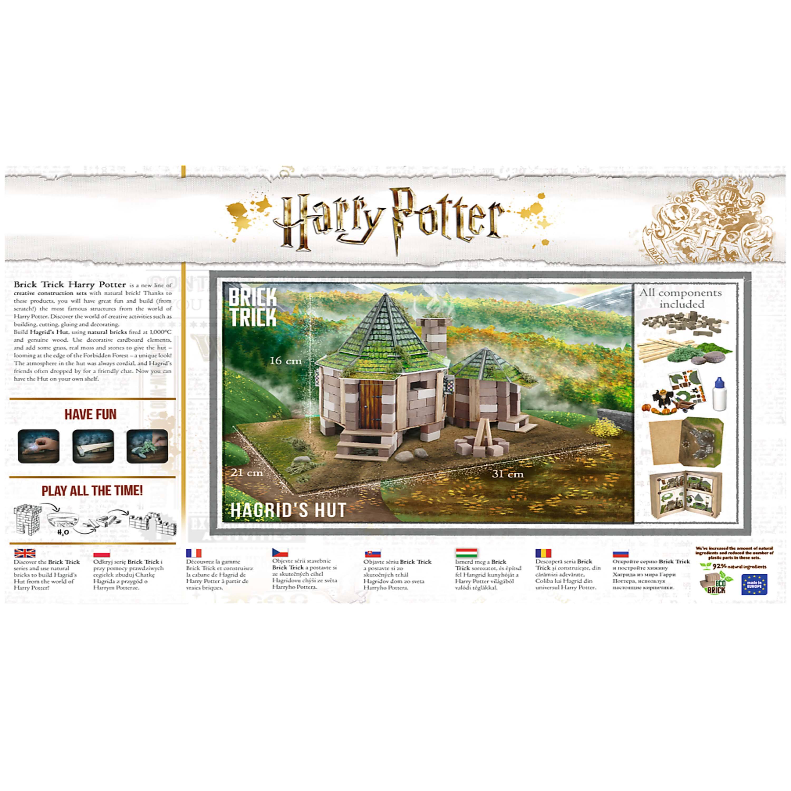 Sure, here is the corrected and grouped text from the image:

---

**Harry Potter**

**Brick Trick Harry Potter**

Create construction sets with natural look! Thanks to their products, you will have great fun and build them with ease. Brick Trick is a unique construction set that allows you to create buildings, cut out gluing and decorating. Discover the world of creative activities such as building, cutting, gluing and decorating. The Brick Trick is a unique construction set that allows you to create buildings, cut out gluing and decorating. The Brick Trick is a unique construction set that allows you to create buildings, cut out gluing and decorating. The Brick Trick is a unique construction set that allows you to create buildings, cut out gluing and decorating. The Brick Trick is a unique construction set that allows you to create buildings, cut out gluing and decorating. The Brick Trick is a unique construction set that allows you to create buildings, cut out gluing and decorating. The Brick Trick is a unique construction set that allows you to create buildings, cut out gluing and decorating. The Brick Trick is a unique construction set that allows you to create buildings, cut out gluing and decorating. The Brick Trick is a unique construction set that allows you to create buildings, cut