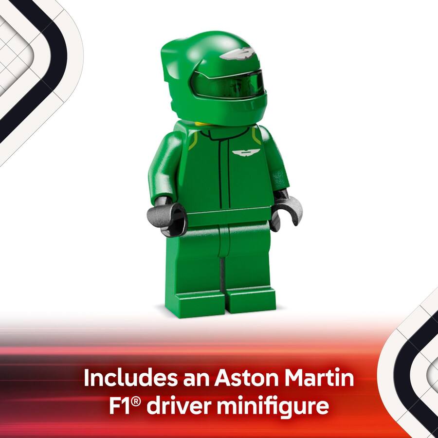 LEGO Speed Champions Aston Martin Aramco F1 AMR24 Race Car Building Toy ...
