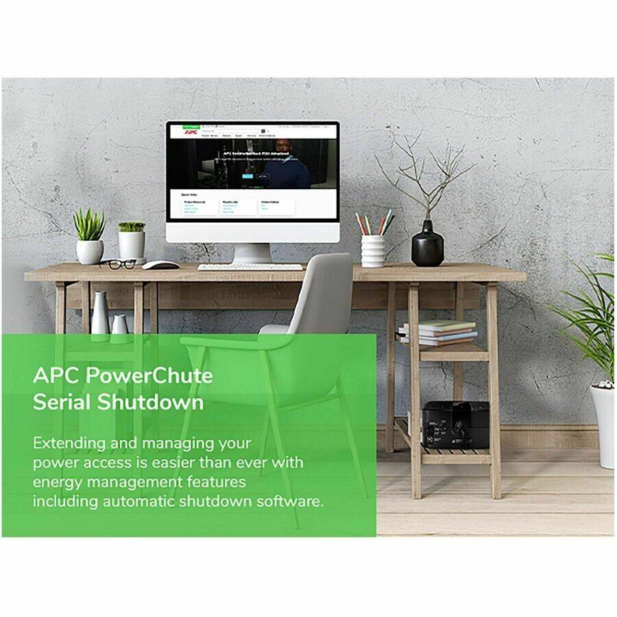 APC PowerChute Serial Shutdown

Extending and managing your power access is easier than ever with energy management features including automatic shutdown software.