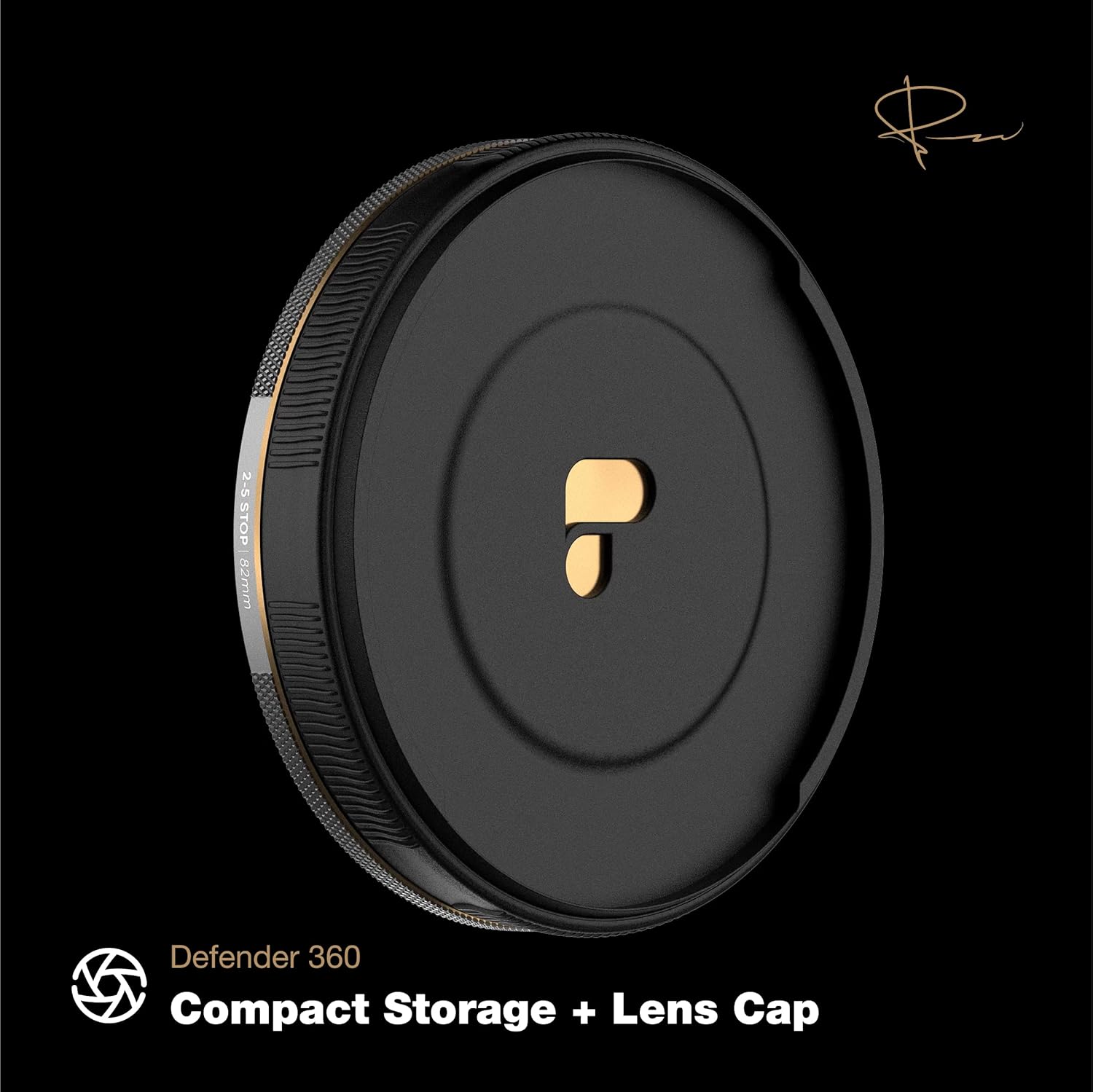 2-5 STOP 82mm P Defender 360 Compact Storage + Lens Cap