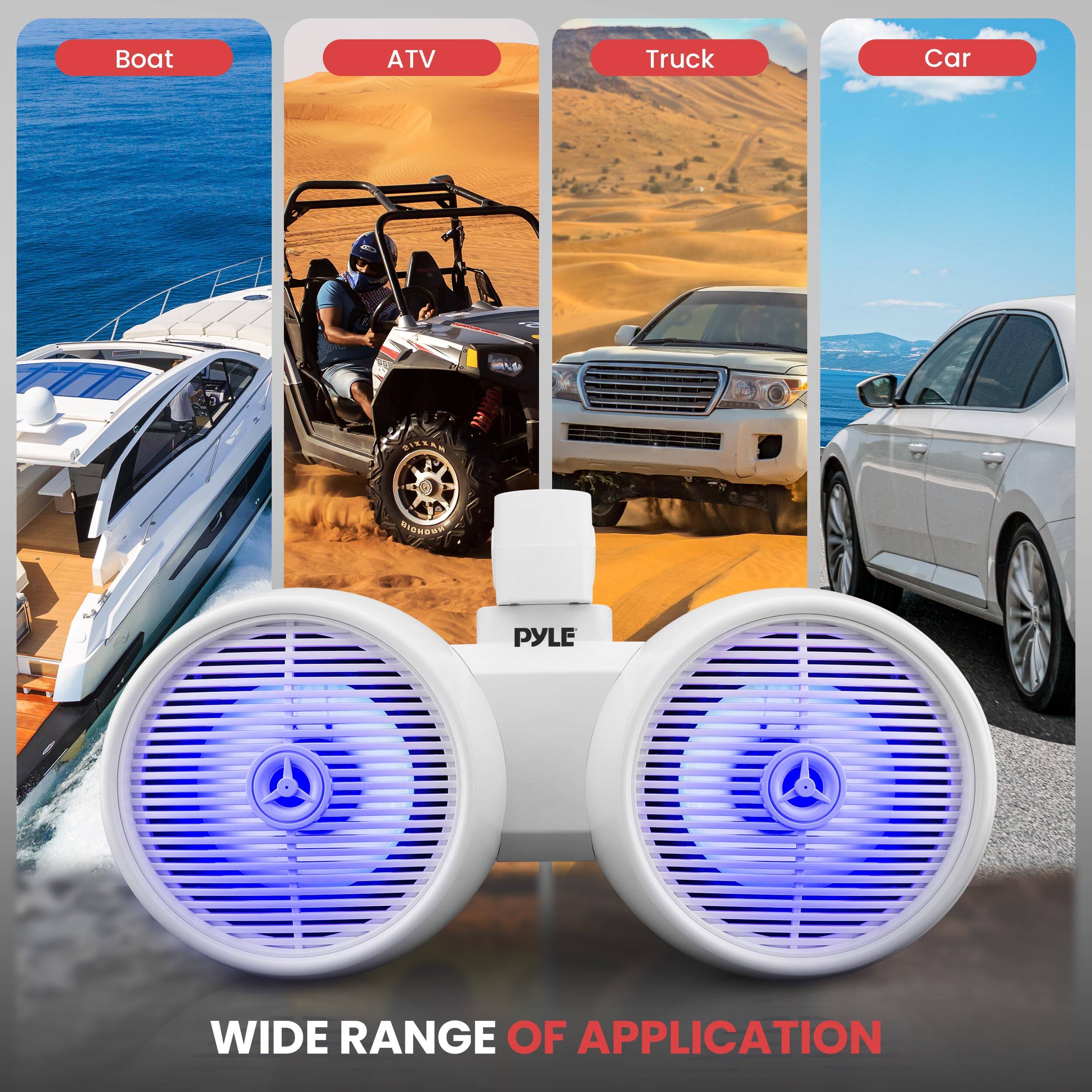 Boat ATV Truck Car  
DIVEAN BIGNESI PYLE  
WIDE RANGE OF APPLICATION