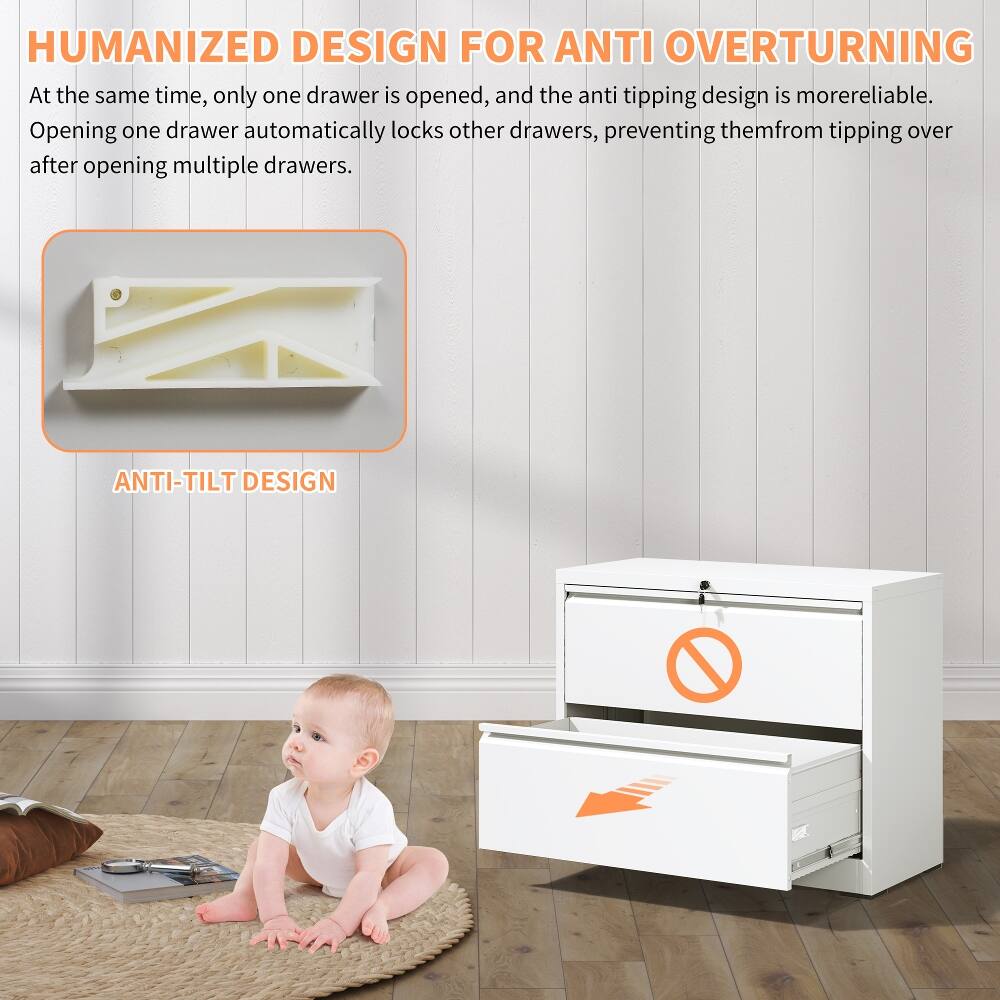 HUMANIZED DESIGN FOR ANTI OVERTURNING

At the same time, only one drawer is opened, and the anti tipping design is more reliable. Opening one drawer automatically locks other drawers, preventing them from tipping over after opening multiple drawers.

ANTI-TILT DESIGN