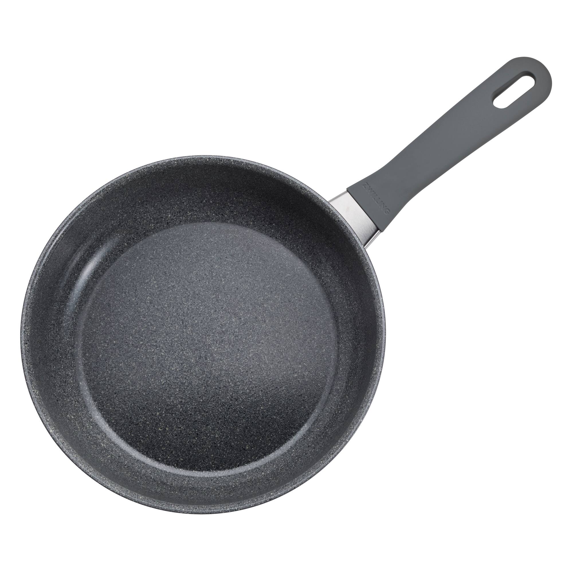 Alt View 1. ZWILLING - ZWILLING Parma Plus Ceramic 2.6-qt Aluminum Ceramic Nonstick Sauté Pan with Lid - Grey.
