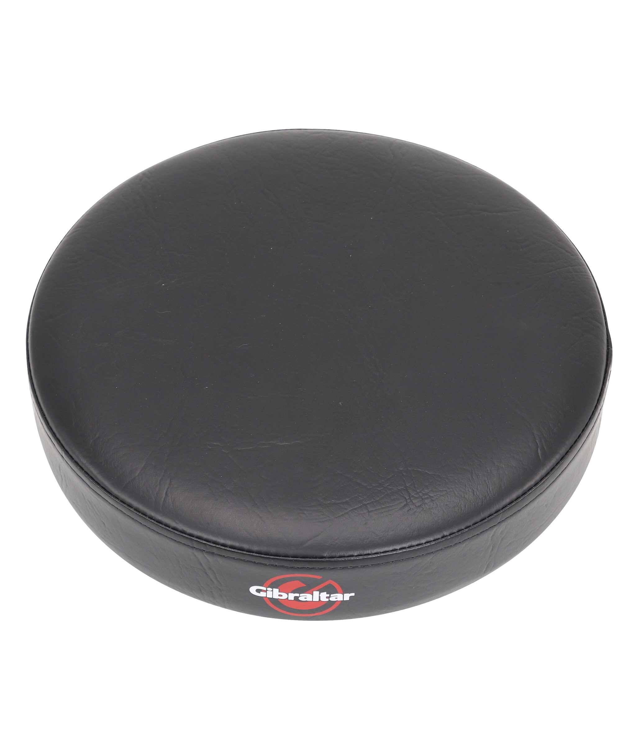 Front. Gibraltar Hardware - Drum Throne with Adjustable Height, Round Seat, Lightweight Stool with Collapsible Portable Folding Design.
