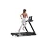 Front. NordicTrack - NordicTrack T Series 10 Treadmill with 10" Tilting Touchscreen and Compact Design - Black.