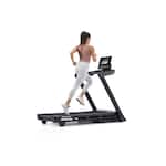 NordicTrack - T Series 10 Treadmill with 10" Tilting Touchscreen and Compact Design - Black