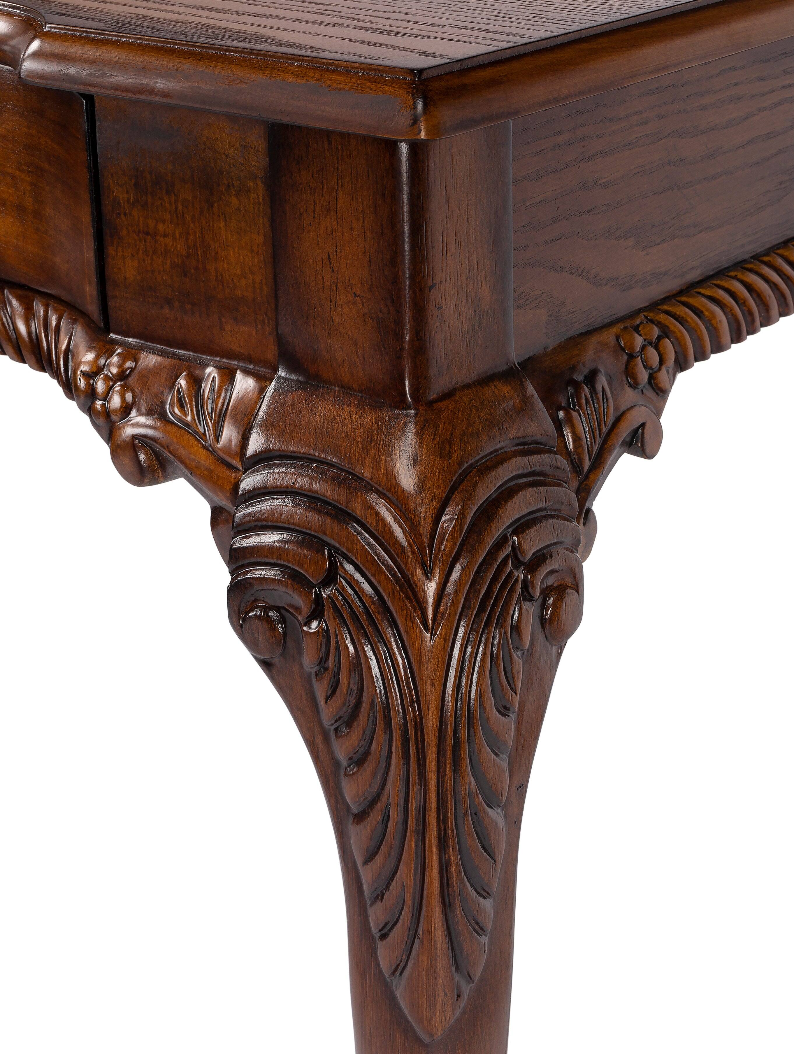 Alt View 5. Butler Specialty - Dupree 35 in. W Rectangular Wood 1 Drawer Traditional Writing Desk - Medium Brown.
