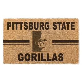 Jardine - Pittsburg State Gorillas 18" x 30" Team Logo Doormat - Brown