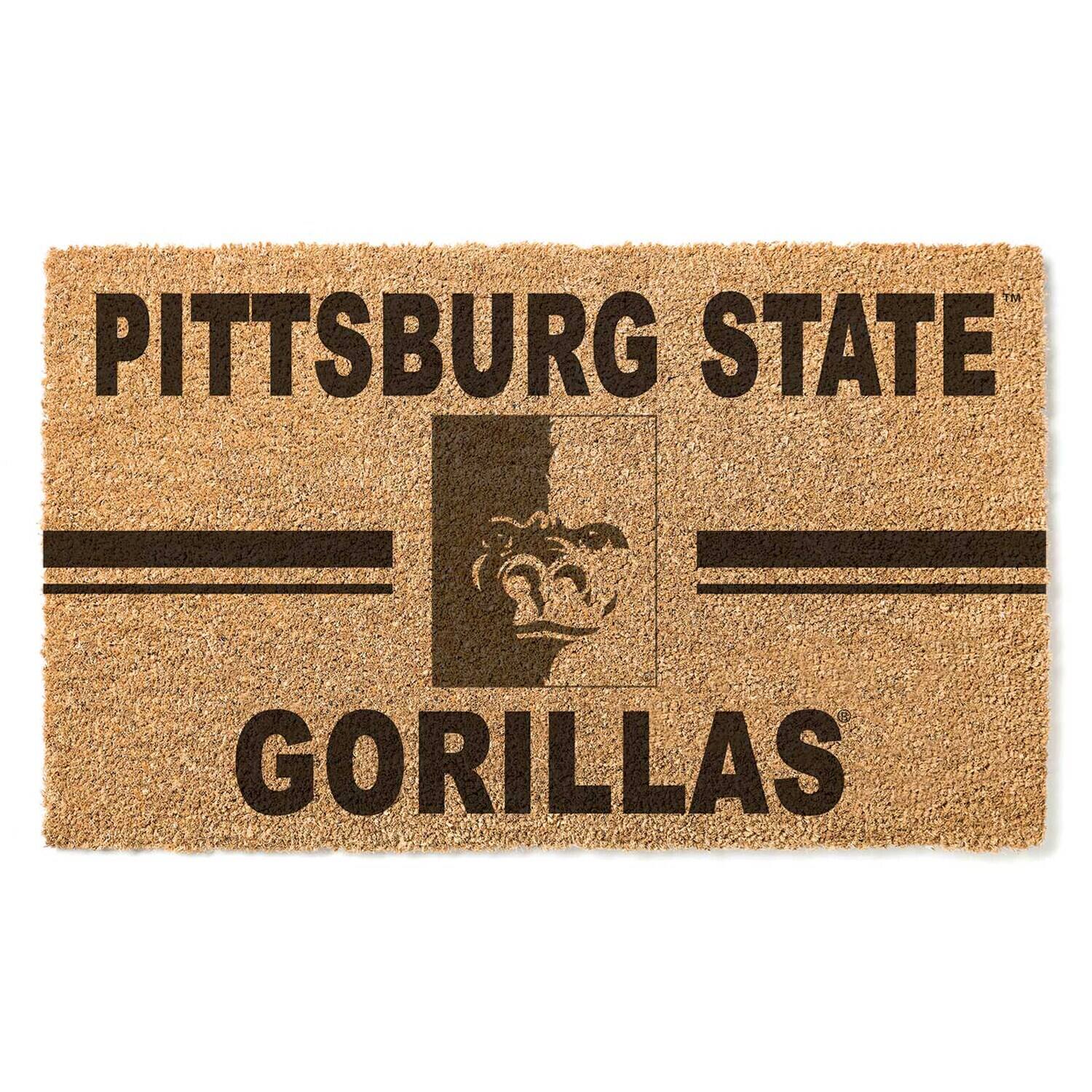 Pittsburg State Gorillas 18" x 30" Team Logo Doormat