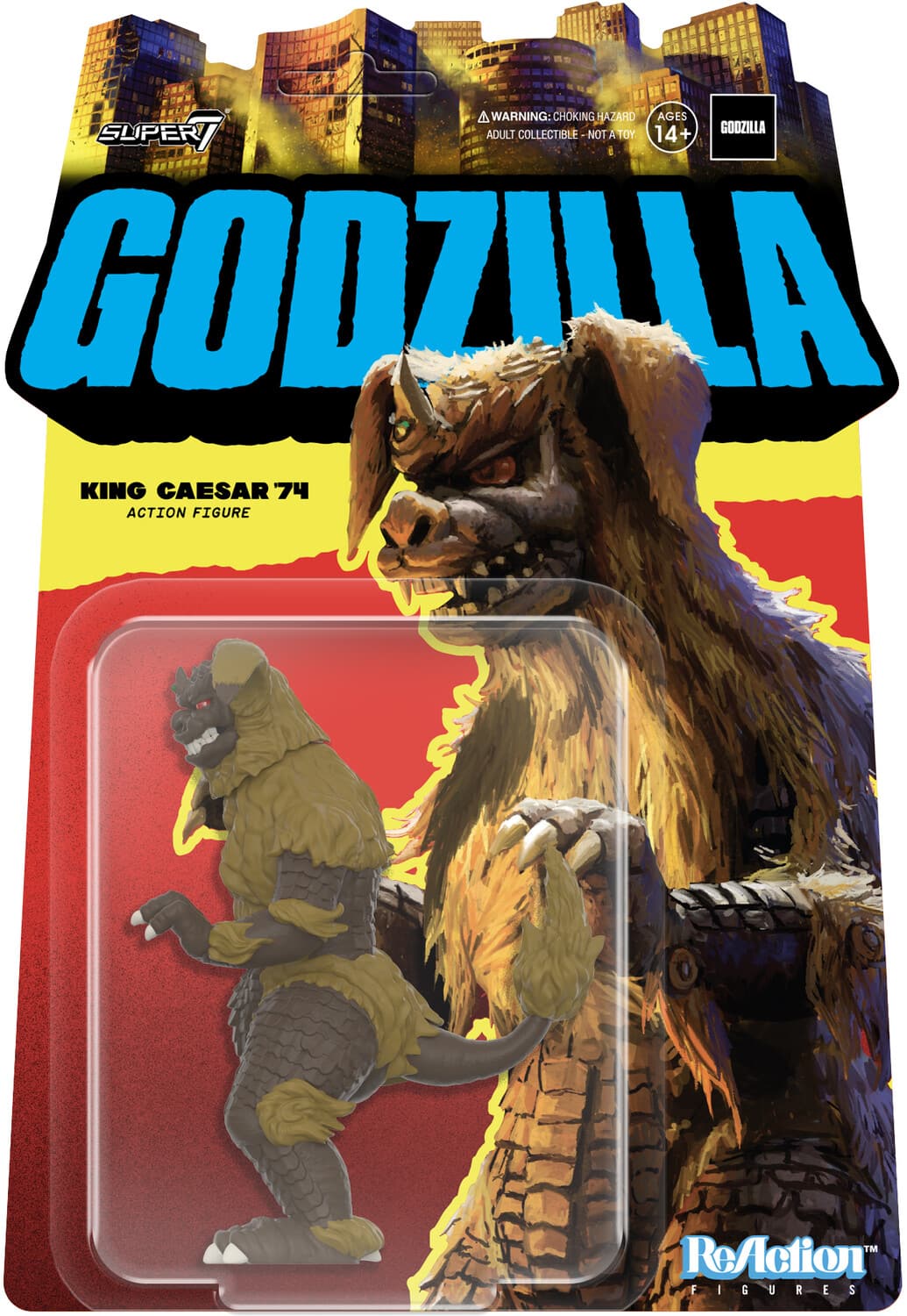 Photos - Action Figures / Transformers Super7 - Toho - ReAction Figures Wv6 - King Caesar - COLLECTIBLES - Multicolor 840049885233