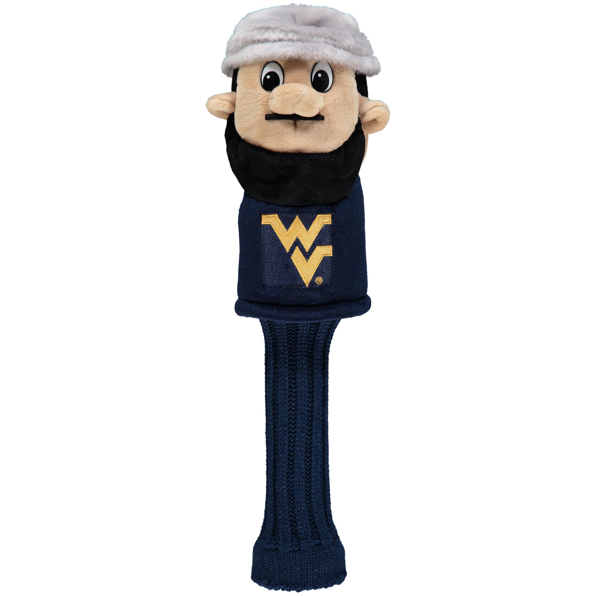 Front. Team Golf - West Virginia Mountaineers Mascot Golf Club Head Cover - Multicolor.