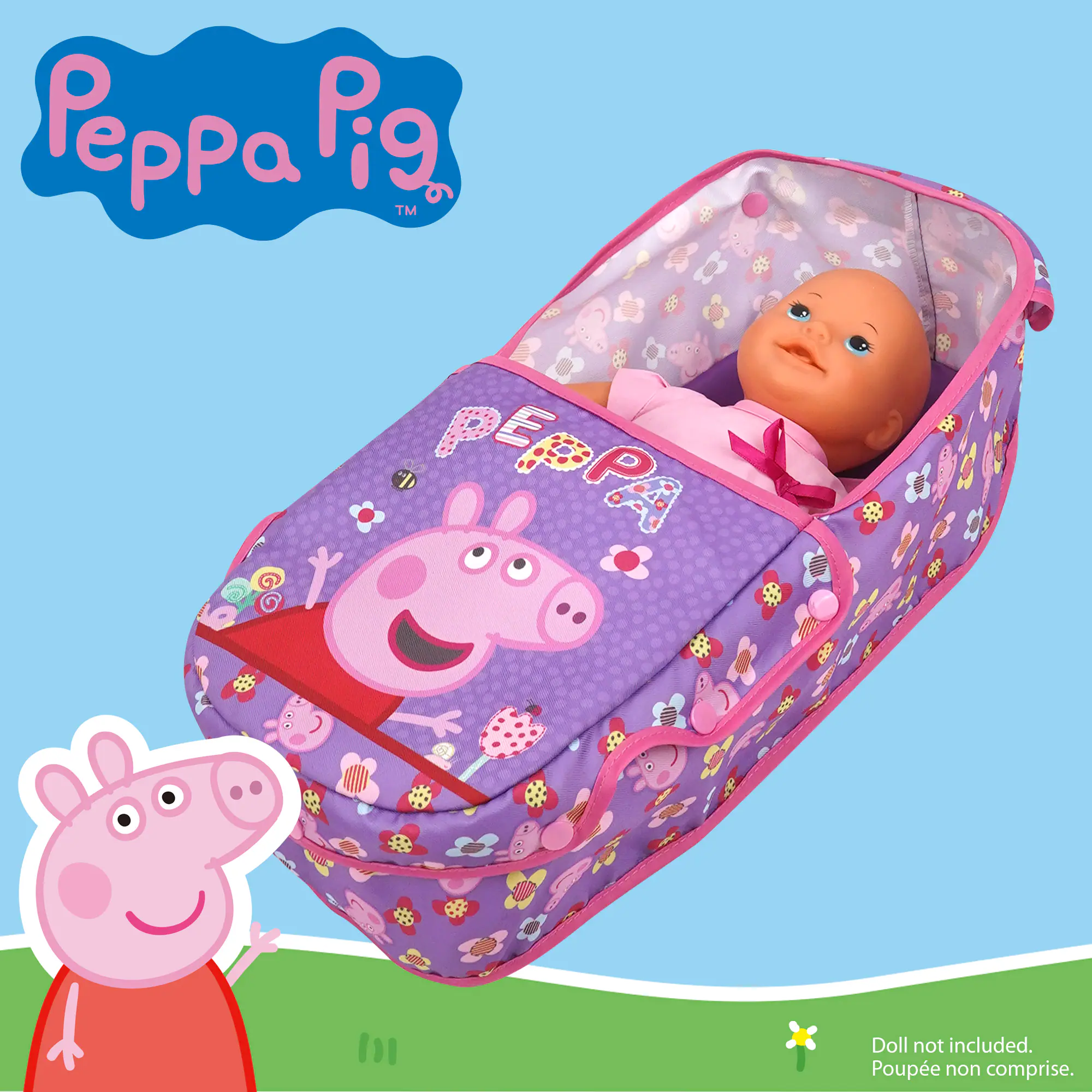Peppa Pig TM PepPa E. Pig Doll not included. Poupe non comprise.
