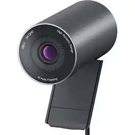 Dell - WB5023 Webcam - 60 fps - USB 2.0 Type A - 2560 x 1440 Video - CMOS Sensor - Auto-focus - 78° Angle - 4x Digital