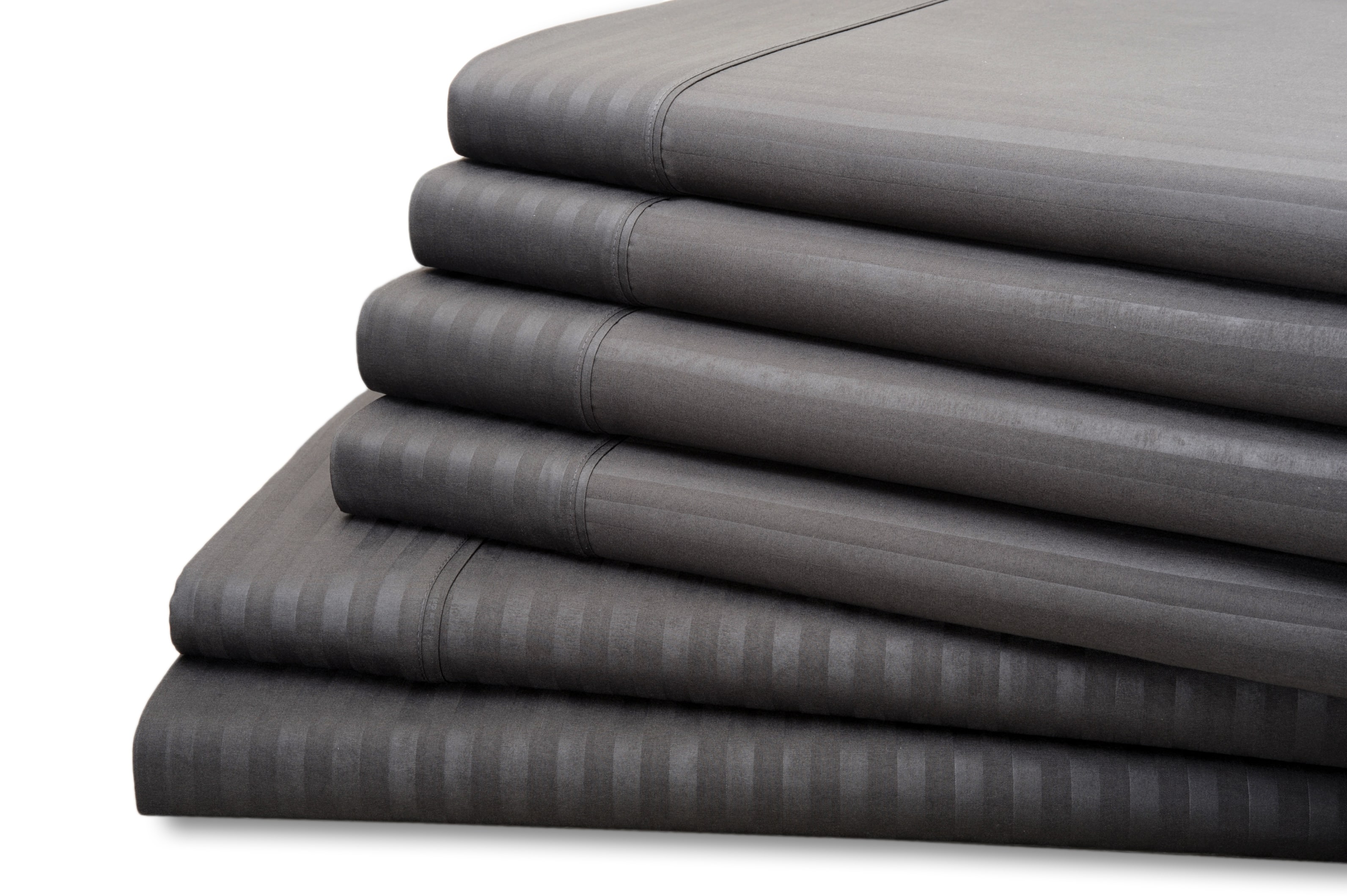 Hotel New York - Dobby Stripe Embossed 6-Piece Sheet Set - Platinum price history on PriceWatchPro