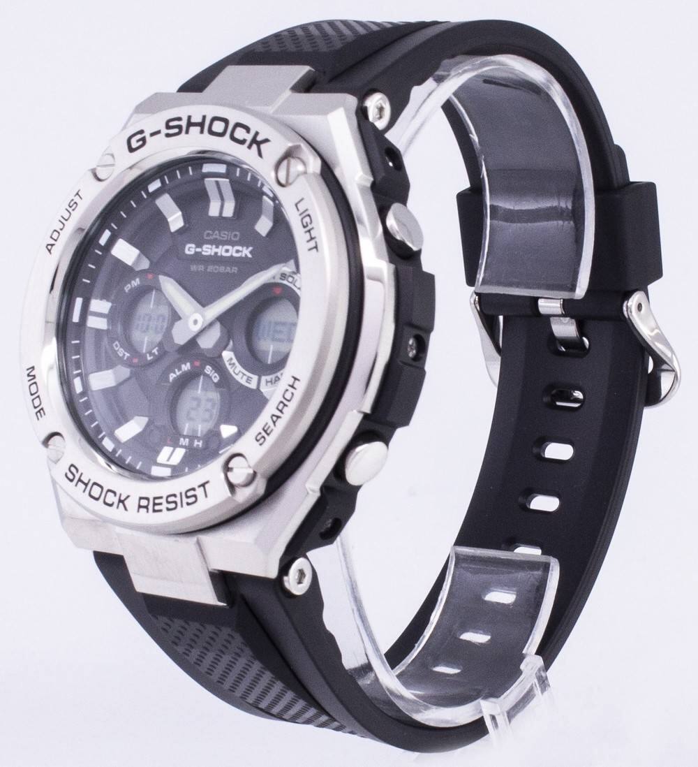 G-SHOCK  
ADJUST  
LIGHT  
CASIO G-SHOCK  
WR 20BAR  
SOL  
PM  
MODE  
SEARCH  
MH  
SHOCK RESIST