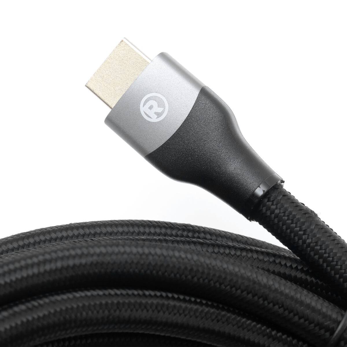 Alt View 1. RadioShack - HDMI 2.1 Ultra High Speed Cable 8K60Hz - 20 Feet - Black.