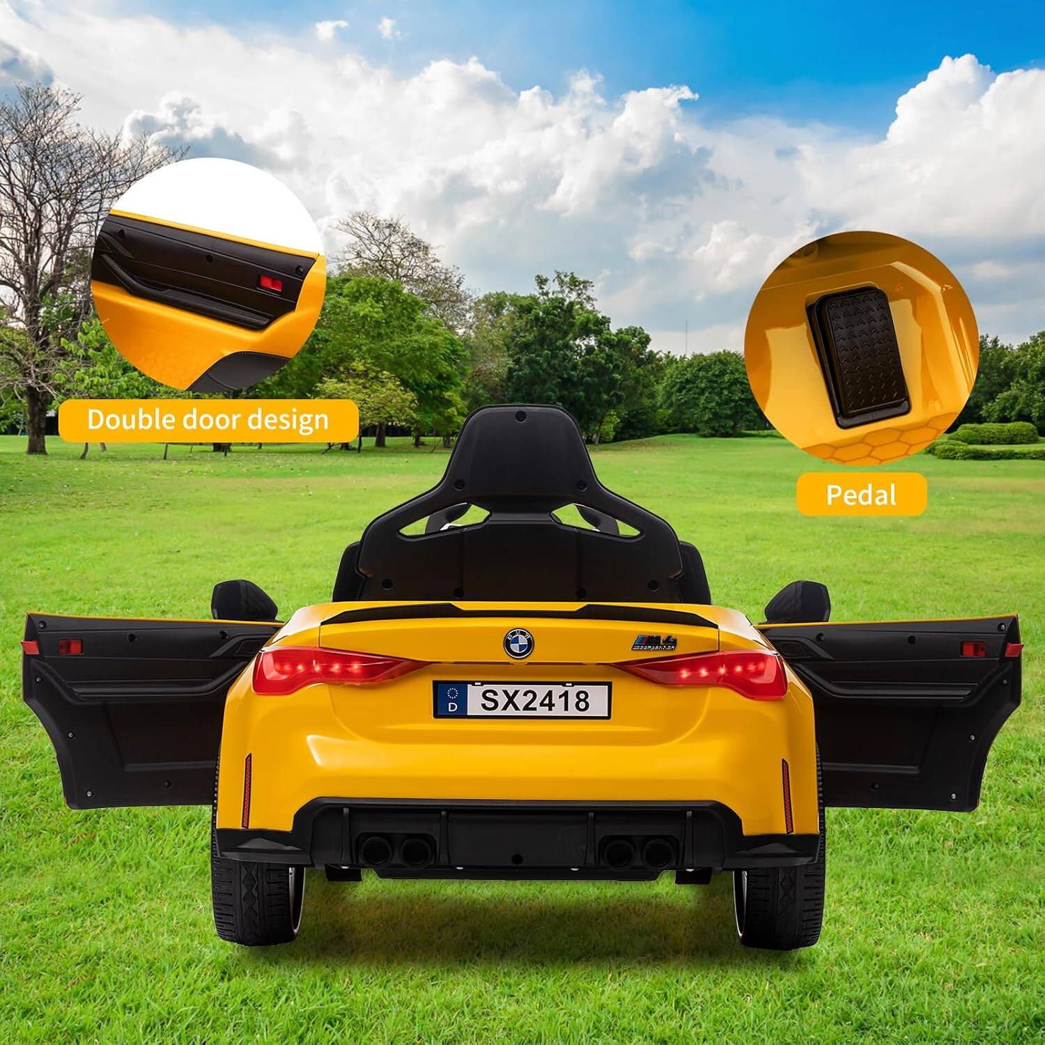 Double door design  
Pedal  
SX2418