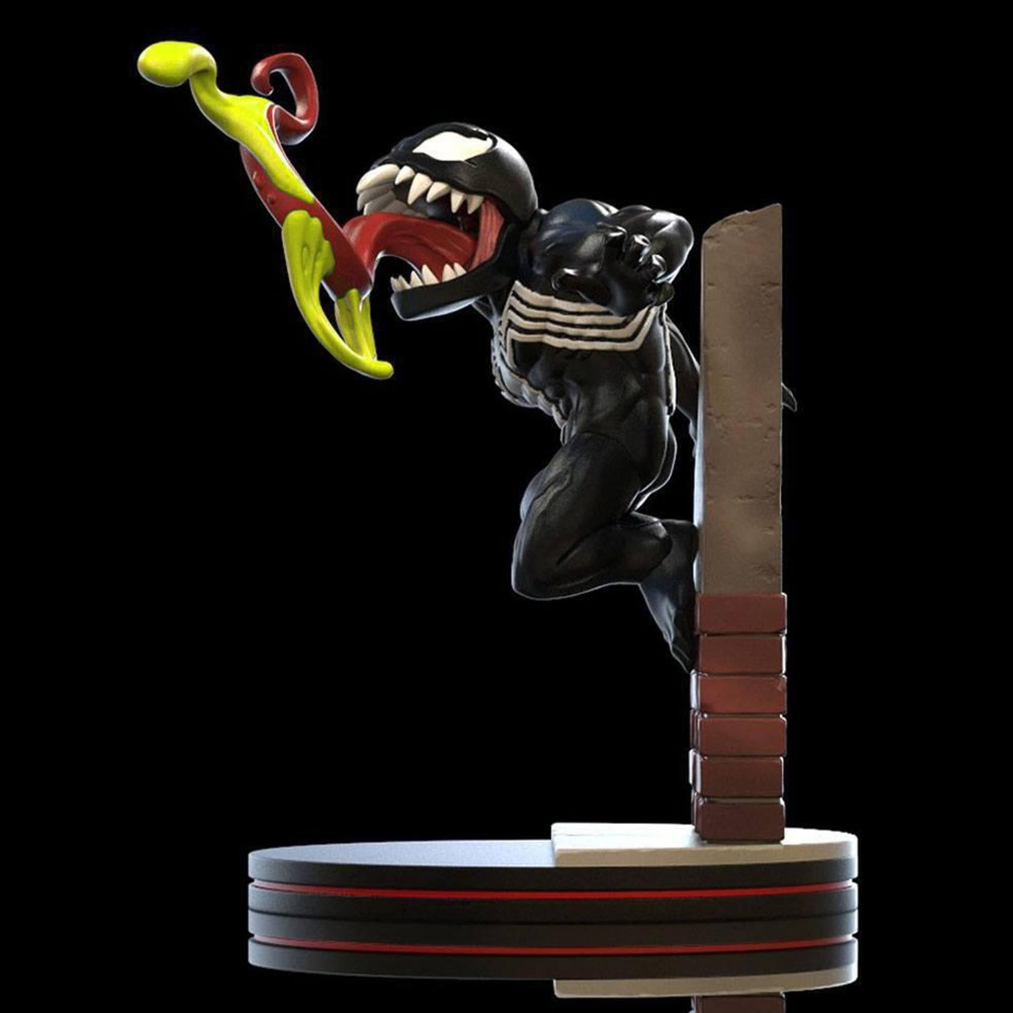 Alt View 5. Quantum Mechanix - Marvel Venom Q-Fig Max Diorama Figure - Black.