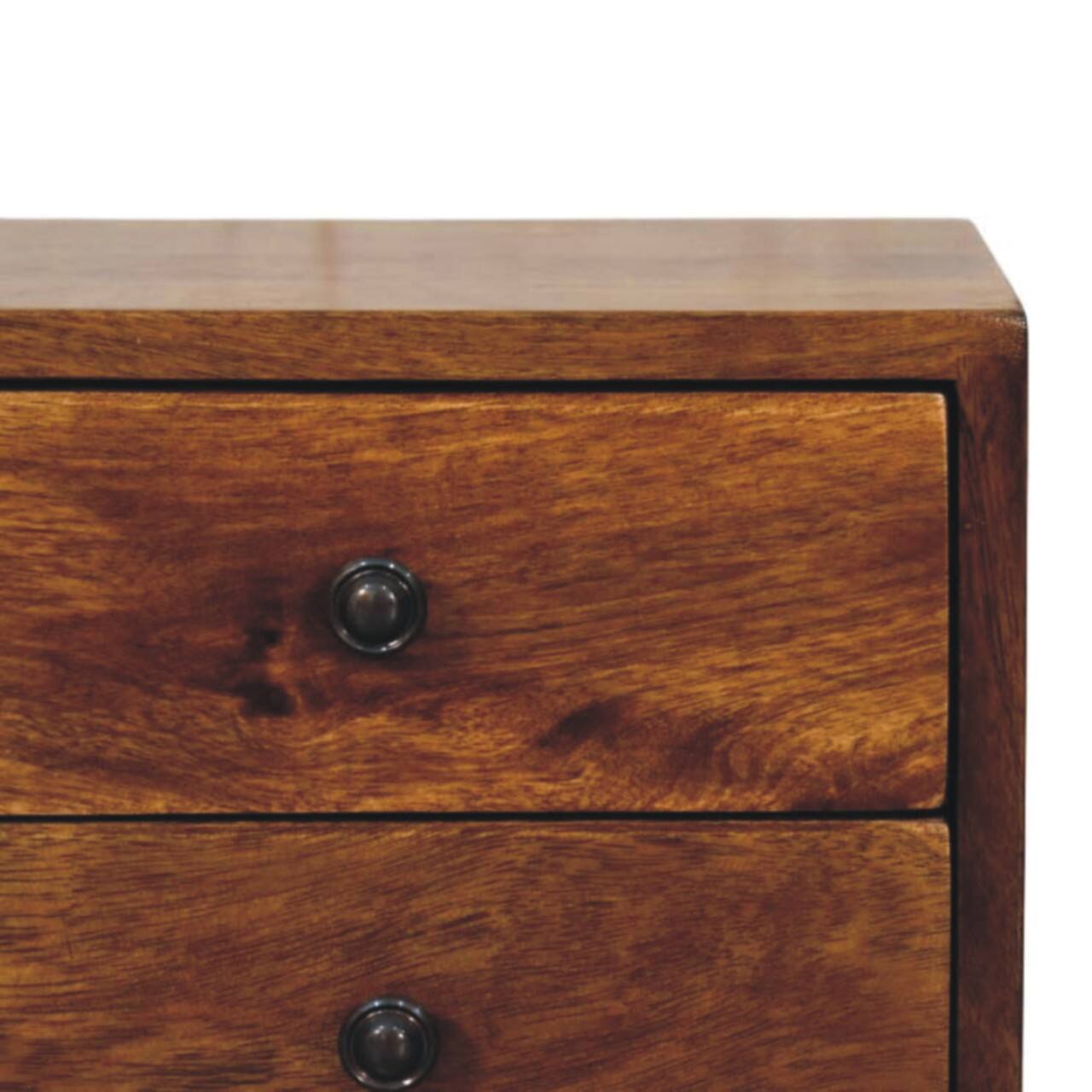 Back. Artisan Furniture - Artisan Furniture Solid Wood Solis 2-Drawer Chestnut Wall Mounted Nightstand - Chestnut.