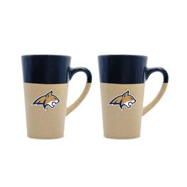 The Fanatic Group - Montana State Bobcats 16oz. Two-Pack Ceramic Mug Set - Navy