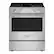 Front. Maytag - 5.3 Cu. Ft Slide-In Electric Range with Grill Mode and No Preheat Air Fry - Fingerprint Resistant Stainless Steel.