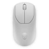 Alienware - Pro Optical Ambidextrous Gaming Mouse for PC with 6 Programmable Buttons - Wireless - Lunar Light