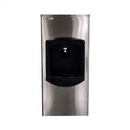 Magic Chef - Commercial 350 lbs. Freestanding Ice Dispensing Bin - Stainless Steel