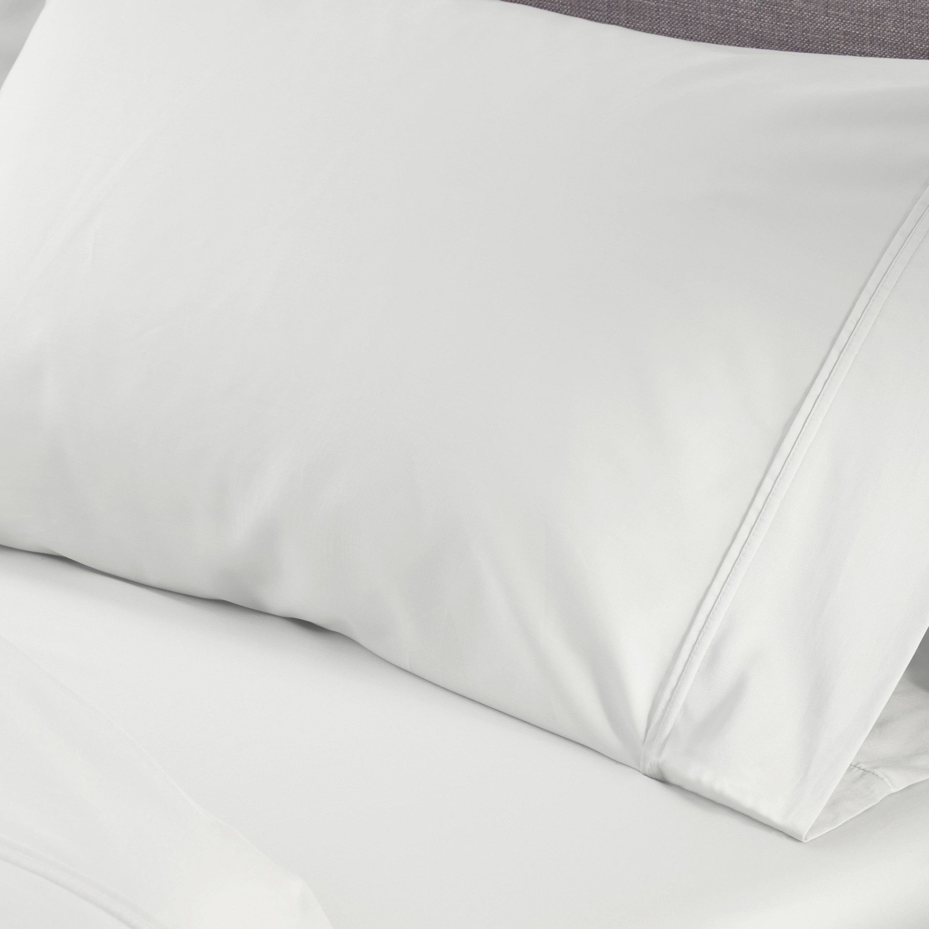 Alt View 4. Bedgear - Basic Sheet Set - Bright White, Twin - bright-white.