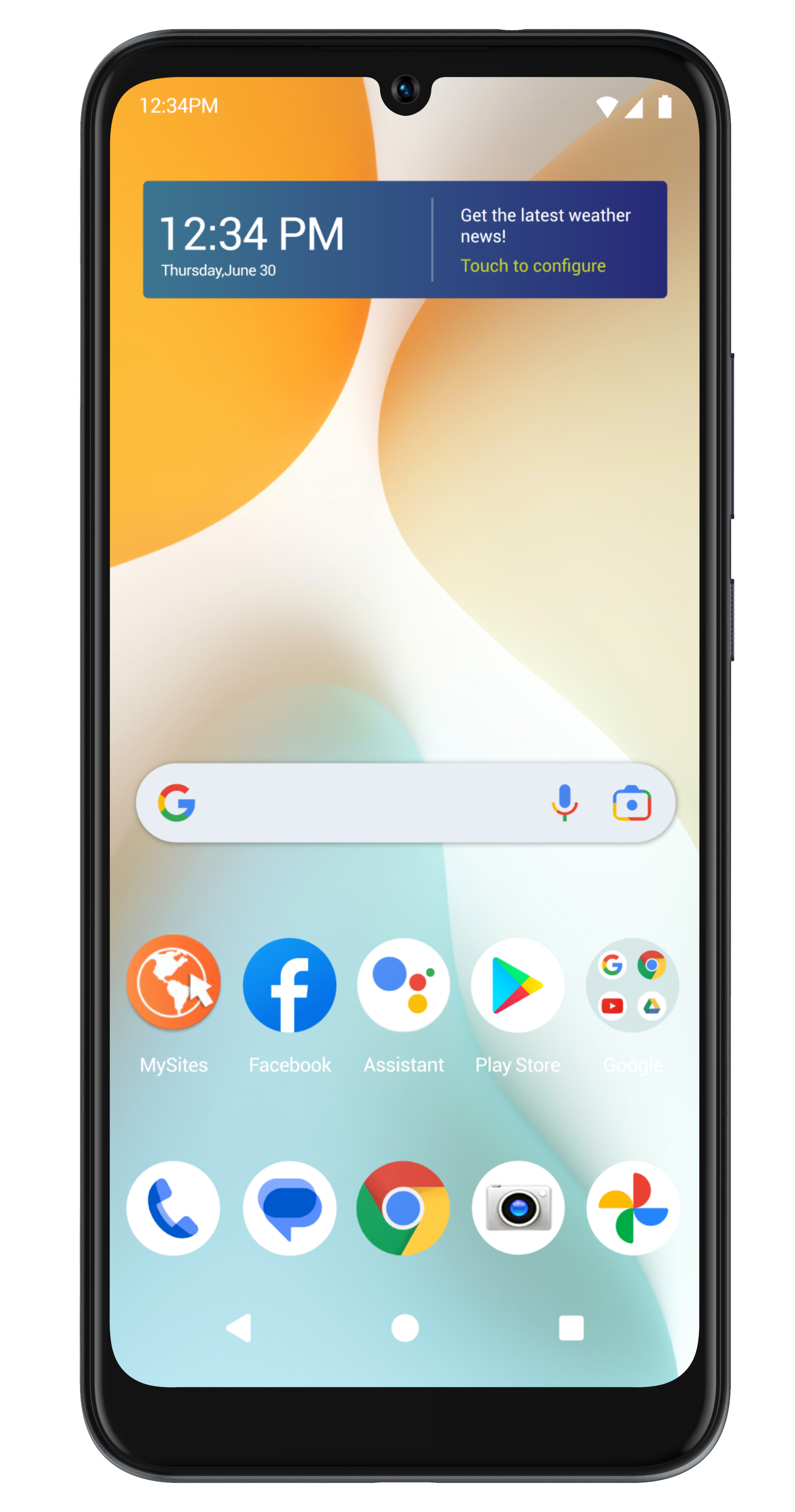 Lively® - BLU View 5 PRO 64GB Prepaid with Lively SIM Card - Black