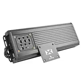 NVX - MVPA4 900W RMS 6-Channel Bridgeable Marine-V Series Micro Class D Waterproof Amplifier for Marine/Powersports/Motorcycle