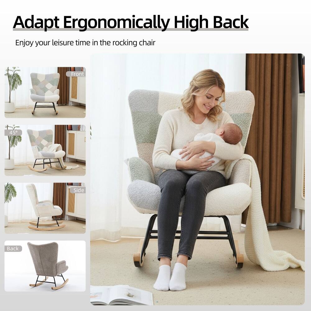 Adapt Ergonomically High Back  
Enjoy your leisure time in the rocking chair  

Front  
45°  
Side  
Back