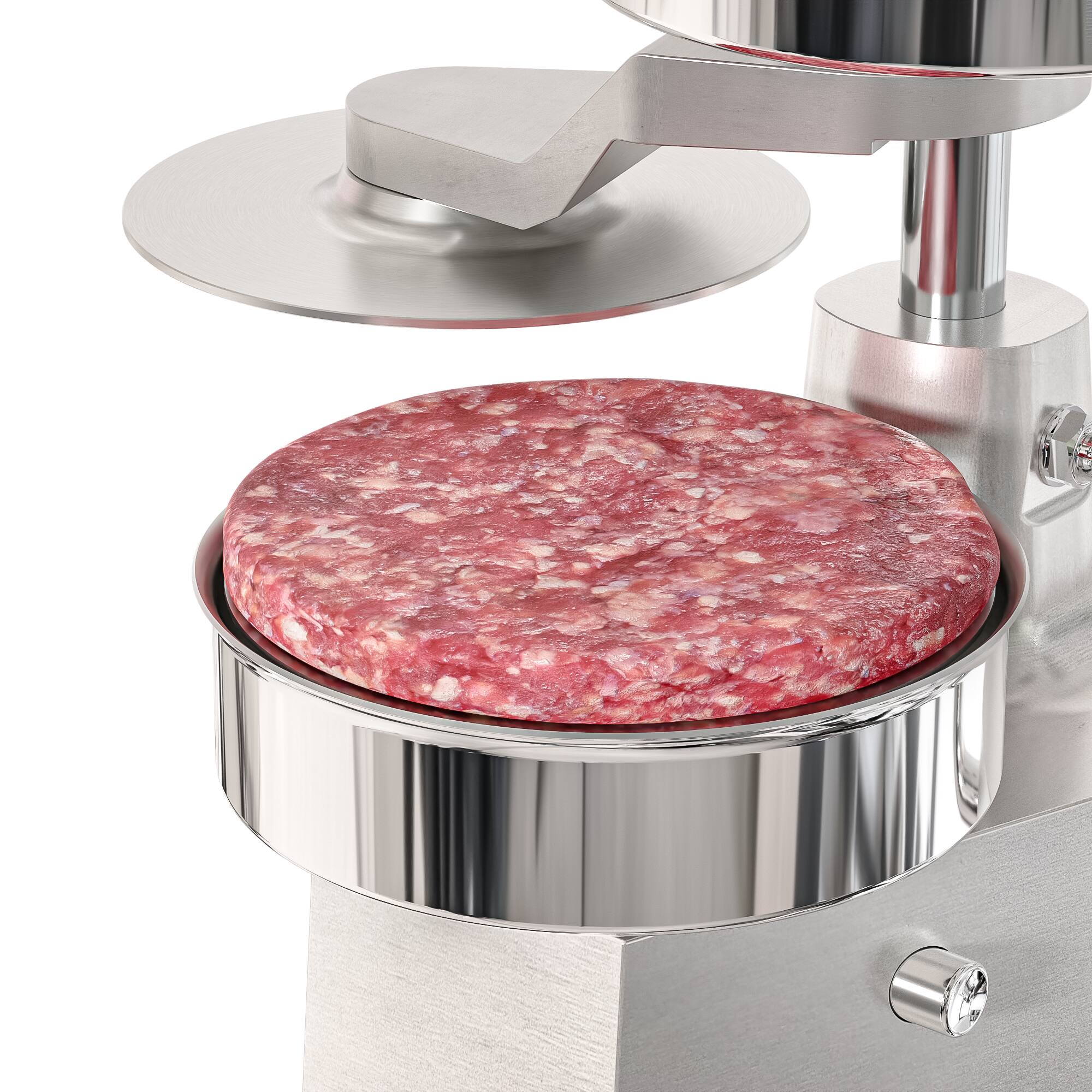 Alt View 4. Koolmore - 5 in. Heavy-Duty Hamburger Patty Molding Press with Handle, CHM-5. - Stainless Steel.