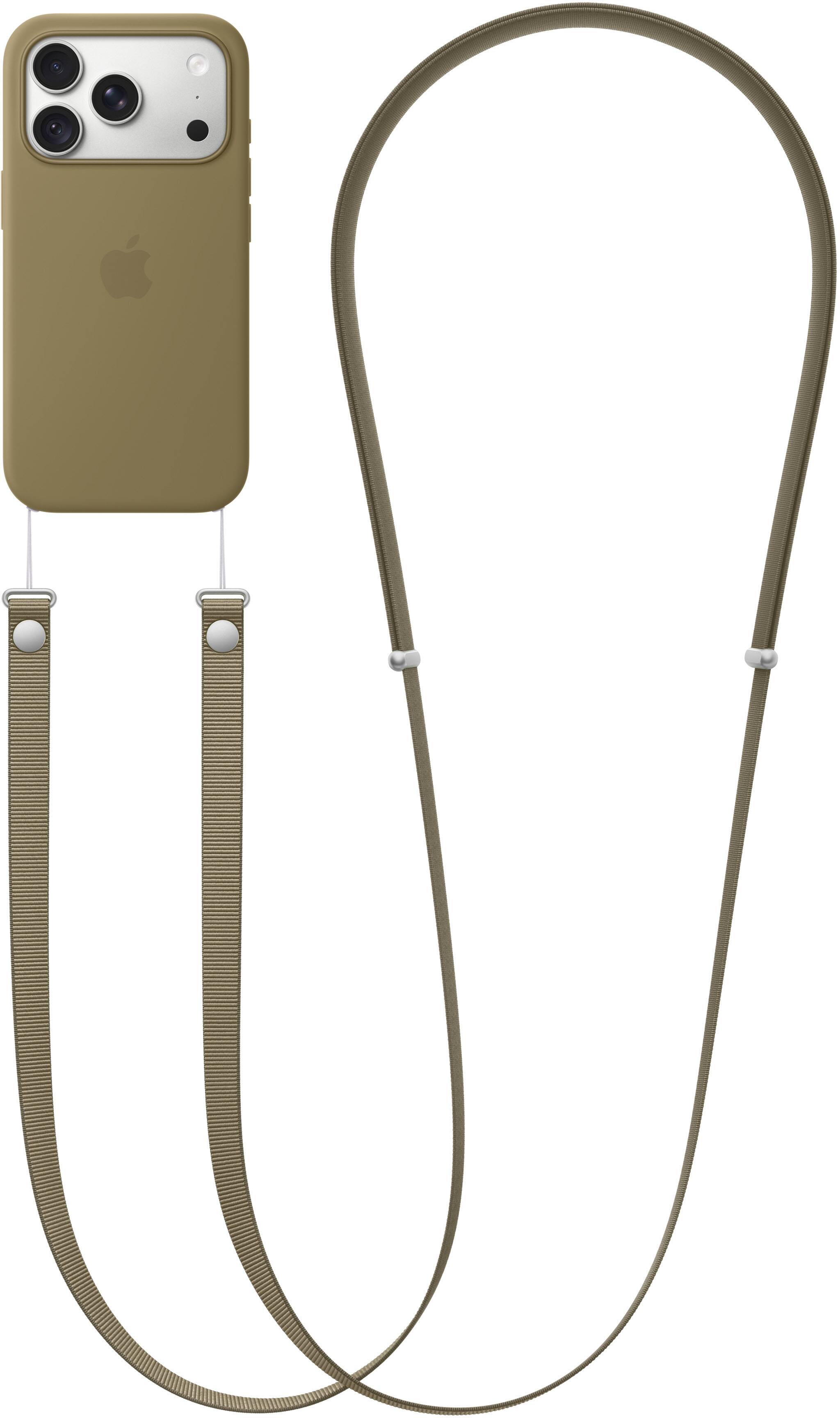 Alt View 1. Apple - Crossbody Strap (2026) - Olive.